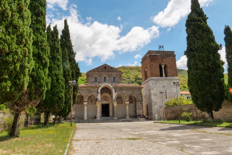 Santangelo in Formis Es Una Abadía En El Municipio De Capua I Italy Imagen  de archivo - Imagen de recorrido, edificio: 221820233
