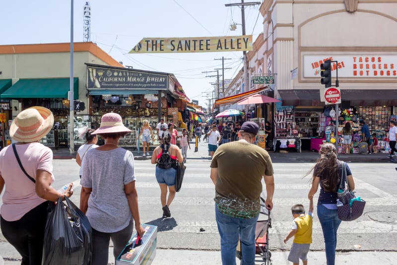 Santee Alley editorial stock image. Image of counterfeit - 174164749