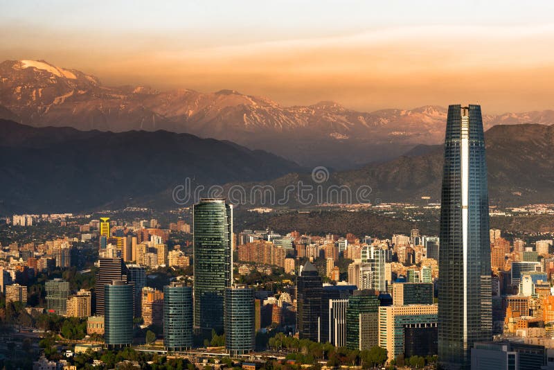Santiago de chile fotografia royalty free Santiago de chile fotografia royalty free