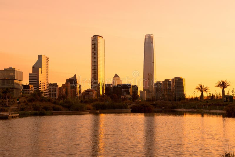 Santiago tun Chile lizenzfreie stockfotos Santiago tun Chile lizenzfreie stockfotos