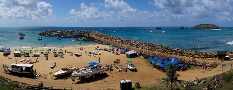 Santo Antonio Harbor, Fernando de Noronha, Brazil