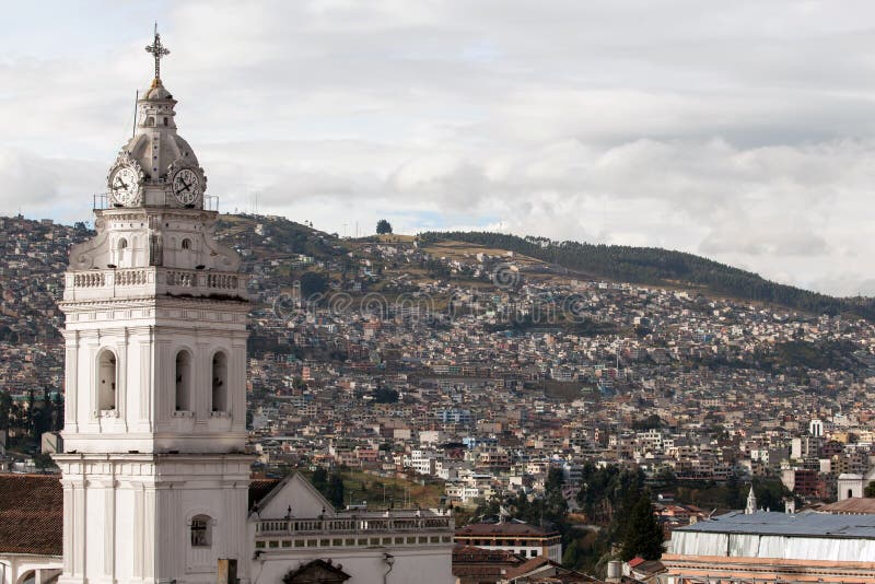 Santo Domingo Church a Quito, Ecuador fotografia stock Santo Domingo Church a Quito, Ecuador fotografia stock