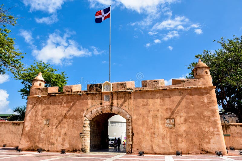 Santo Domingo, República Dominicana Puerta del Conde (la puerta de la cuenta) foto de archivo Santo Domingo, República Dominicana Puerta del Conde (la puerta de la cuenta) foto de archivo