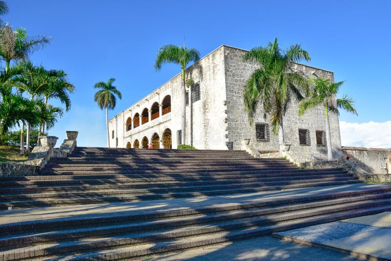 Santo Domingo, Dominican Republic. Alcazar de Colon (Diego Columbus House), Spanish Square. Colonial Zone. Santo Domingo, Dominican Republic. Alcazar de Colon (Diego Columbus House), Spanish Square. Colonial Zone.