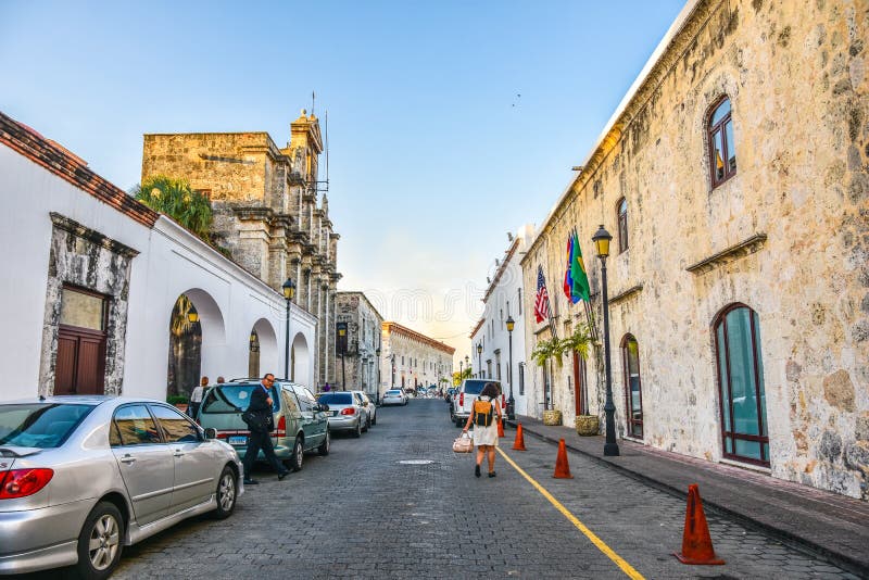 Santo Domingo, Dominican Republic. Las Damas street. Colonial Zone. Santo Domingo, Dominican Republic. Las Damas street. Colonial Zone.