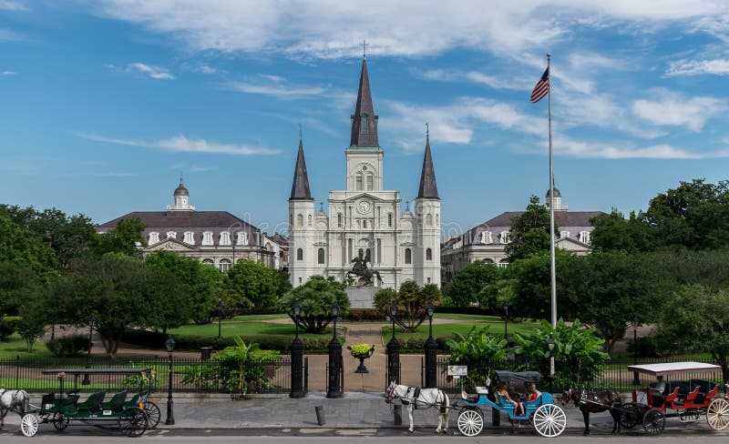 Santo Louis Cathedral de New Orleans foto de archivo libre de regalías Santo Louis Cathedral de New Orleans foto de archivo libre de regalías