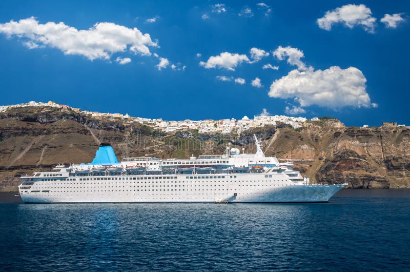 Santorini, Cyclades Islands, Greece. royalty free stock photography Santorini, Cyclades Islands, Greece. royalty free stock photography