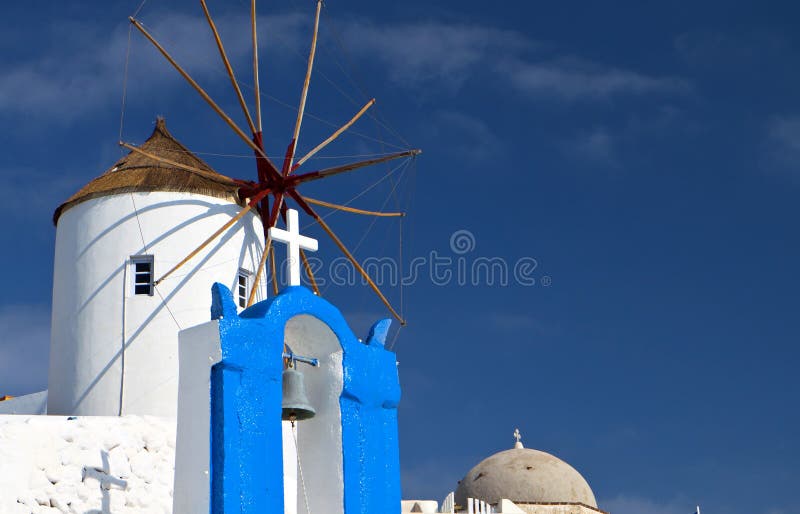 Santorini island in Greece