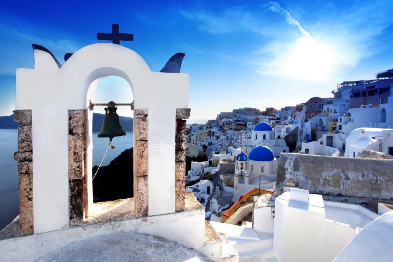 Santorini της Ελλάδας oia εκκλησιών