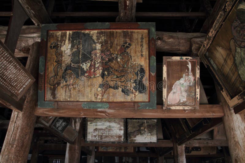 Santuario di Toyokuni a Miyajima immagini stock Santuario di Toyokuni a Miyajima immagini stock
