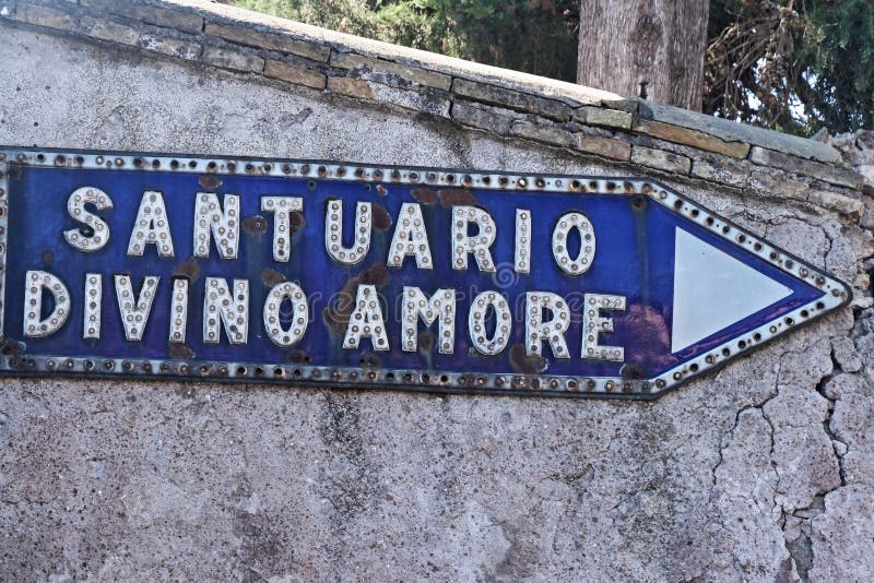 Santuario Del Divino Amore Di Roma Santuario Divino Amore in Rome Stock Image - Image of dedicated, amore