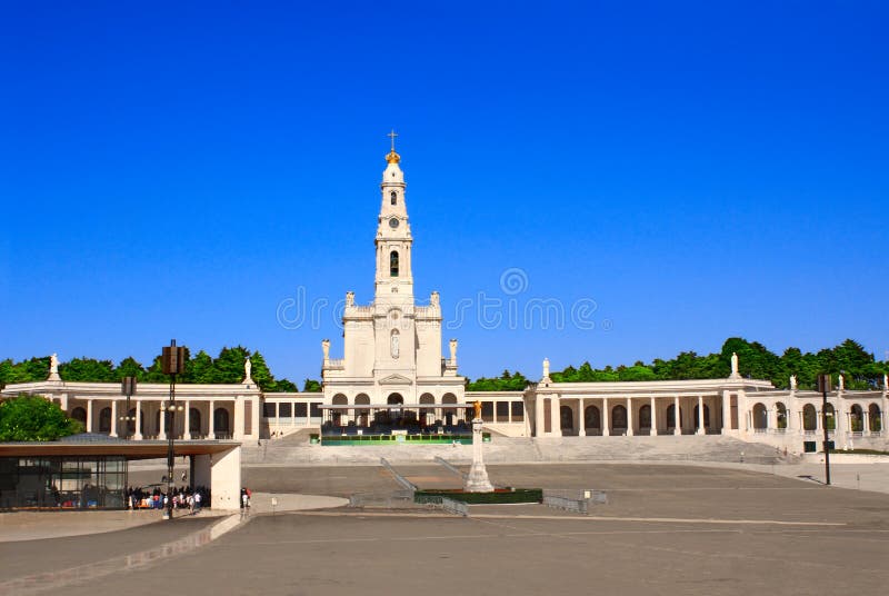 Santuário de nossa senhora, Fatima, Portugal fotos de stock Santuário de nossa senhora, Fatima, Portugal fotos de stock