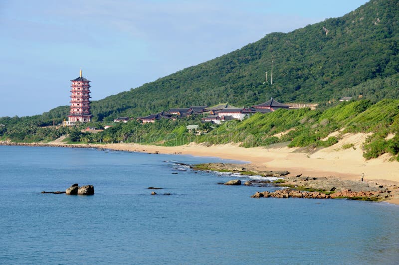 Sanya nashan cultural tourism zone stock photography