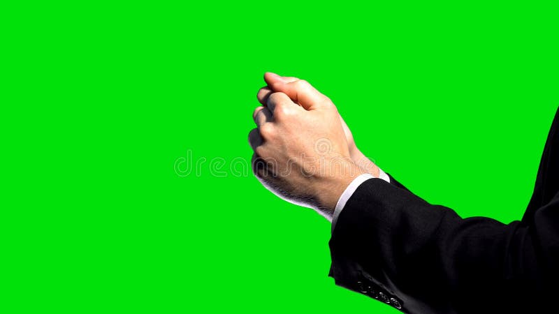 Sanzioni di affari, pugni chiusi sul fondo di schermo verde, conflitto economico fotografie stock Sanzioni di affari, pugni chiusi sul fondo di schermo verde, conflitto economico fotografie stock