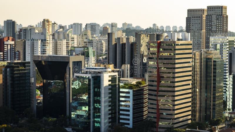 Sao Paulo, Brazil. Cidade Monções district Stock Photo - Alamy