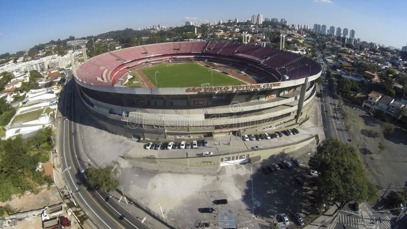 Sao Paulo Futebol Clube o stadio Cicero Pompeu de Toledo immagine stock libera da diritti Sao Paulo Futebol Clube o stadio Cicero Pompeu de Toledo immagine stock libera da diritti