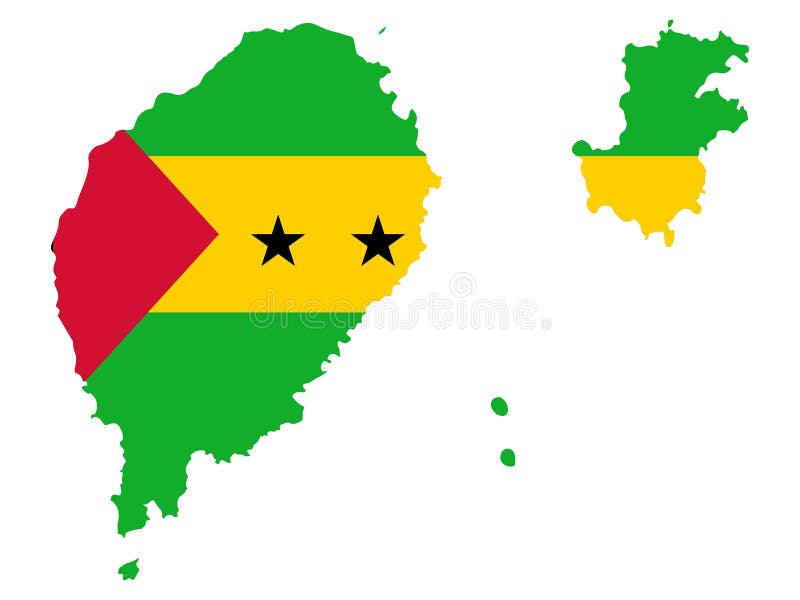 Sao Tome And Principe Flag Vector Stock Vector - Illustration of ...