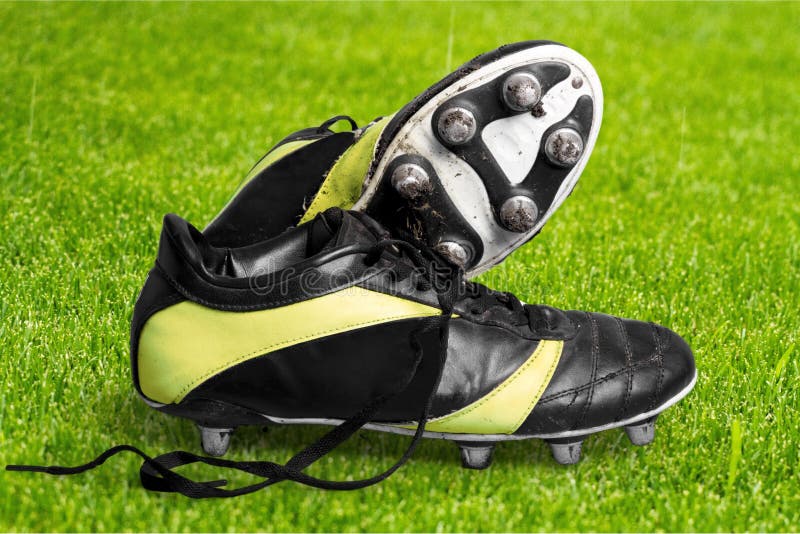 Sapata do futebol imagem de stock royalty free Sapata do futebol imagem de stock royalty free