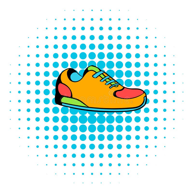 Sapatilhas ícone, estilo da banda desenhada ilustração stock Sapatilhas ícone, estilo da banda desenhada ilustração stock