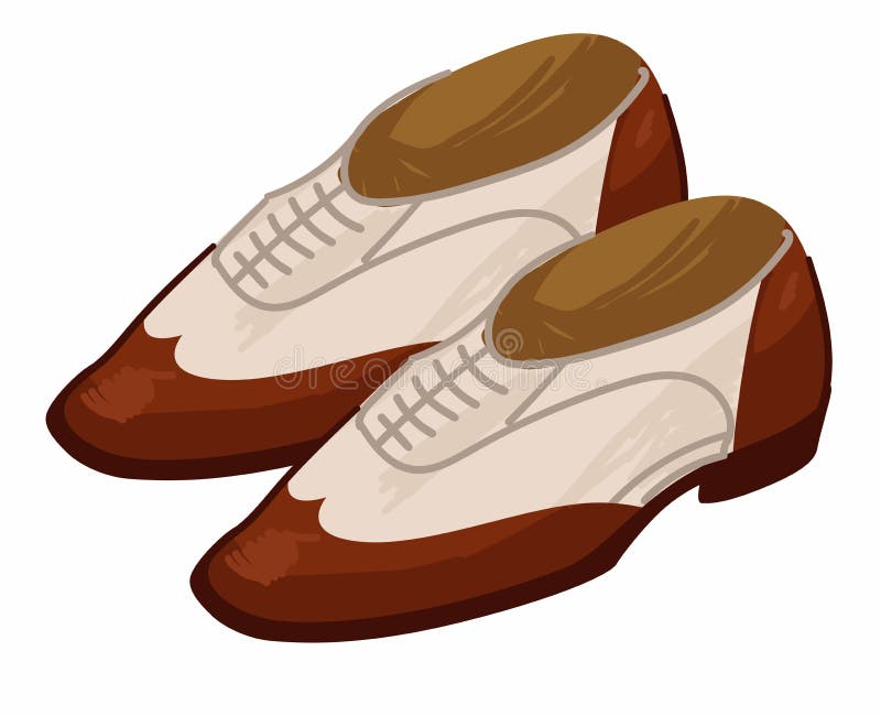 Sapatos Antigos De Vintage Com Lacas Retrô Moda Para Homens Ilustração do  Vetor - Ilustração de velho, forma: 217510688