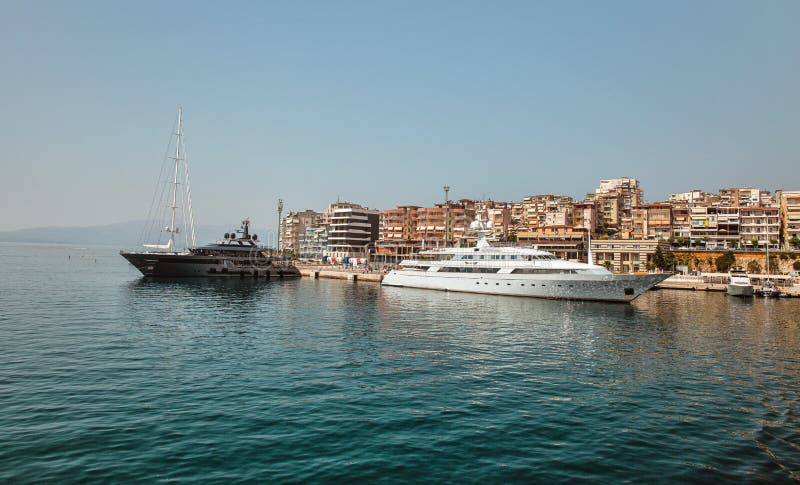 luxury yacht in albania