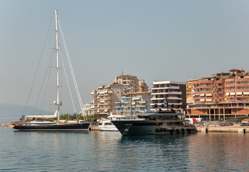 luxury yacht in albania