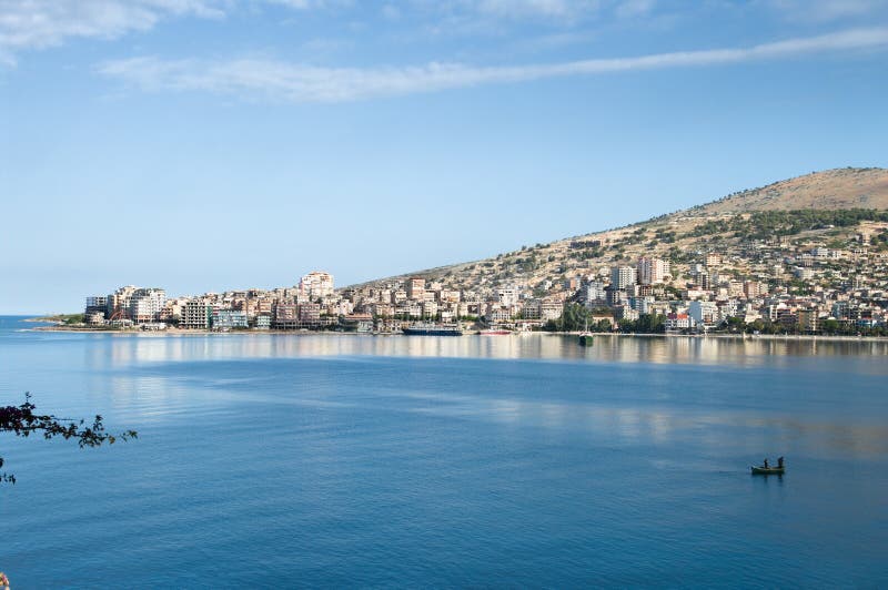 Saranda Waterfront, Albania Stock Image Image of europe, shoreline