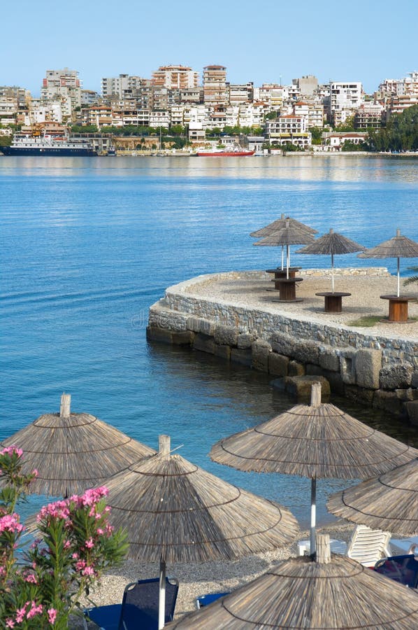 Saranda Waterfront, Albania Stock Image Image of city, travel 22576139