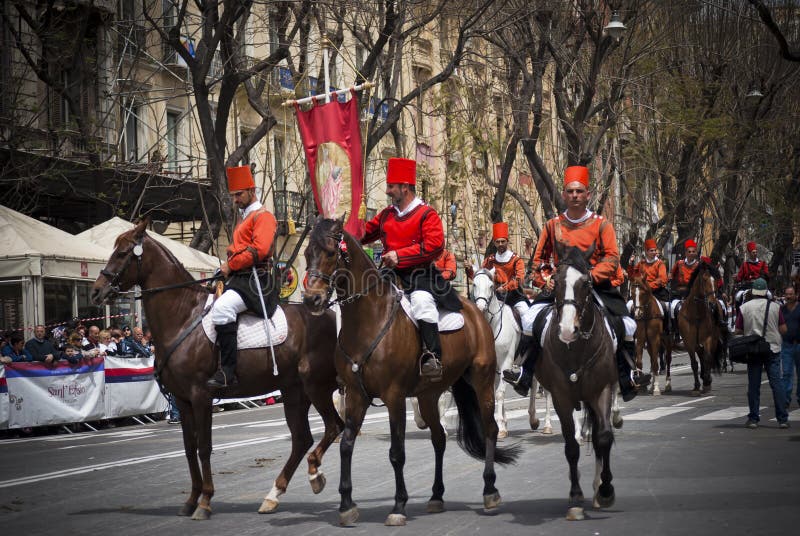 Sardinia.The Festival of S.Efisio