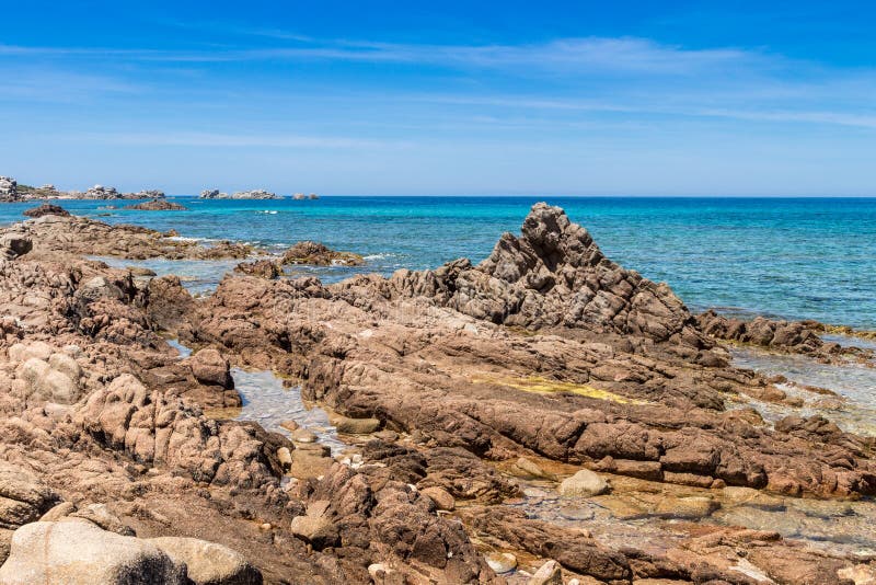 Sardinia Stone Beach stock image. Image of ocean, coast - 56507533