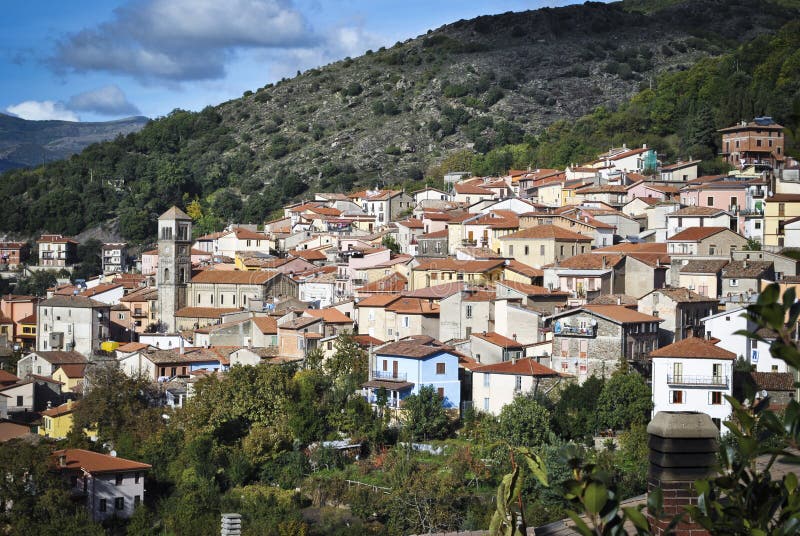 Small village in Barbagia. Sardinia. Italy. Small village in Barbagia. Sardinia. Italy