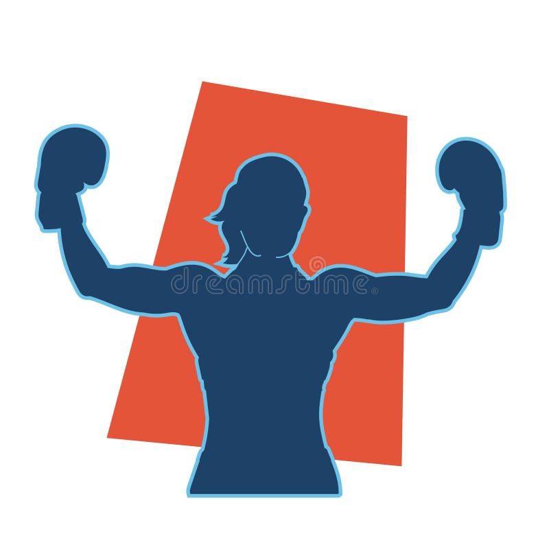 Silhouette Of A Woman Boxing Athlete In Action Pose Stock Vector silhouette-of-a-woman-boxing-athlete-in-action-pose-stock-vector