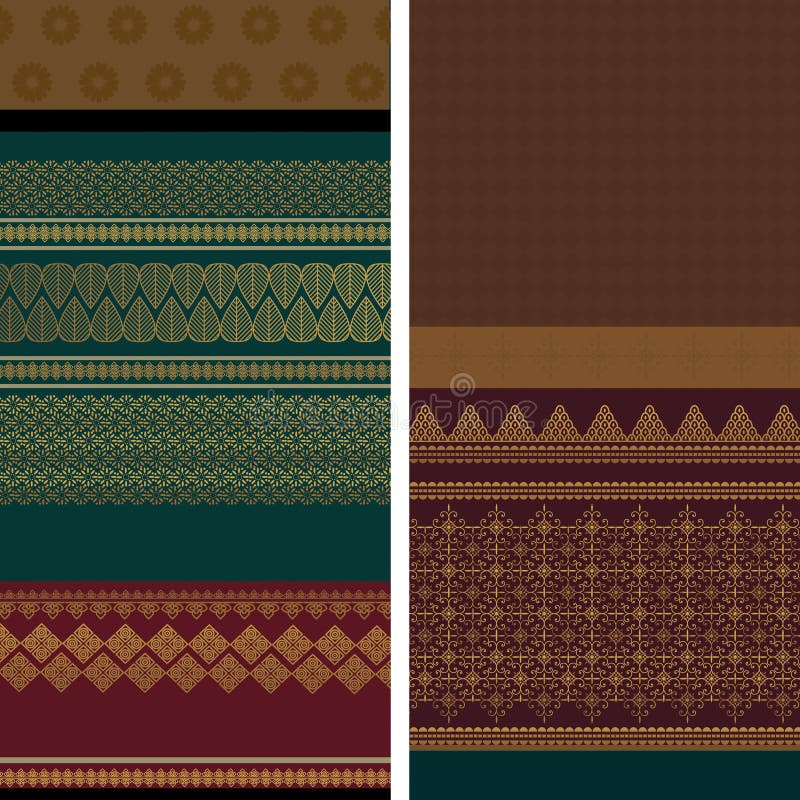 Sari Design stock illustration