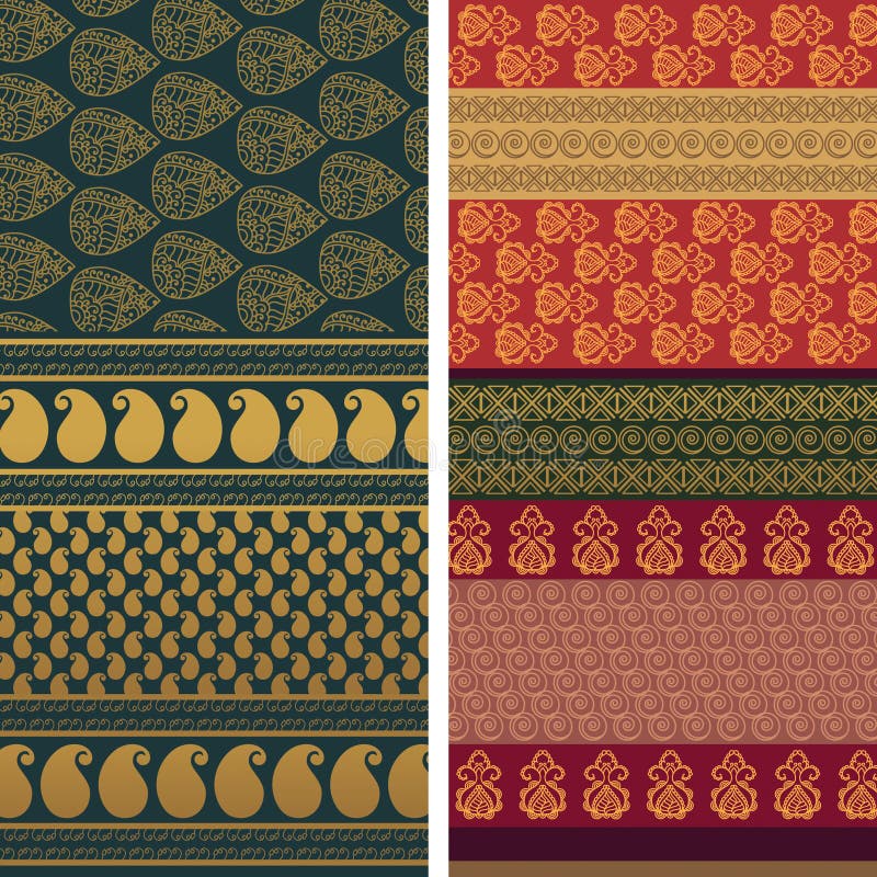 Sari Design royalty free illustration