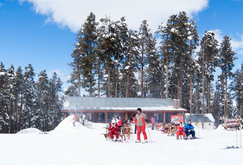 SARIKAMIS, TURKEY - MARCH 3: Apres-ski in cafe