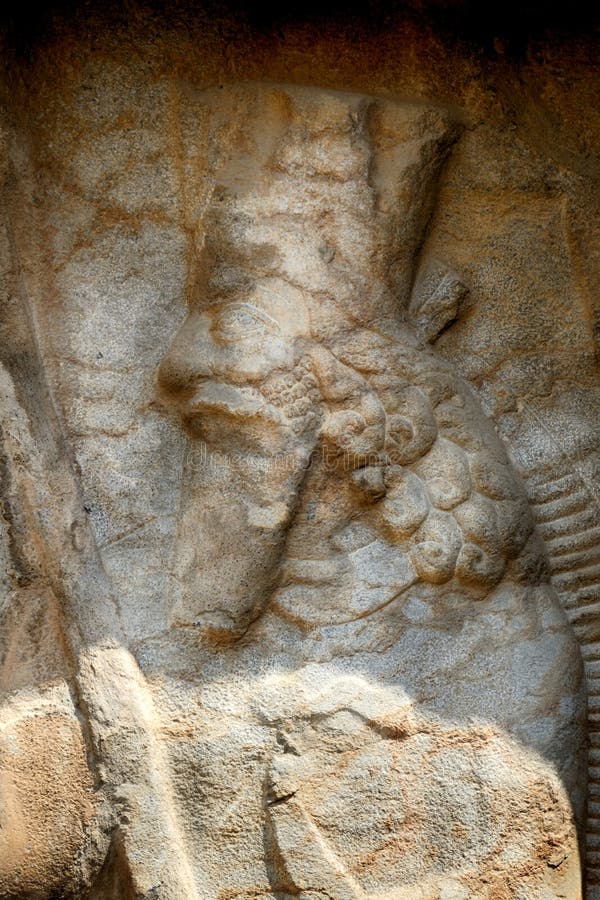 WINGED GOD Persian 'Ahura Mazda' Persepolis 700 BC tablet relief ancient replica