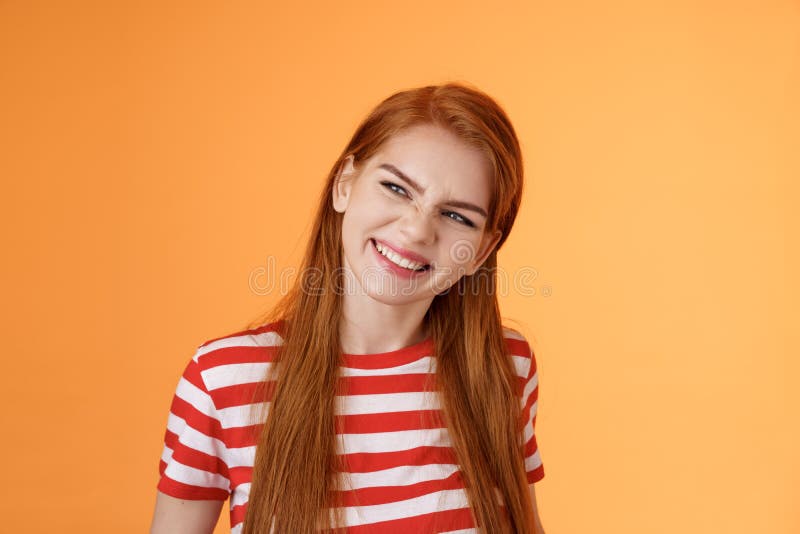 Sassy Confident Redhead Daring Girl Have Perfect Summer Plans Vacation Ideas Inspired Create