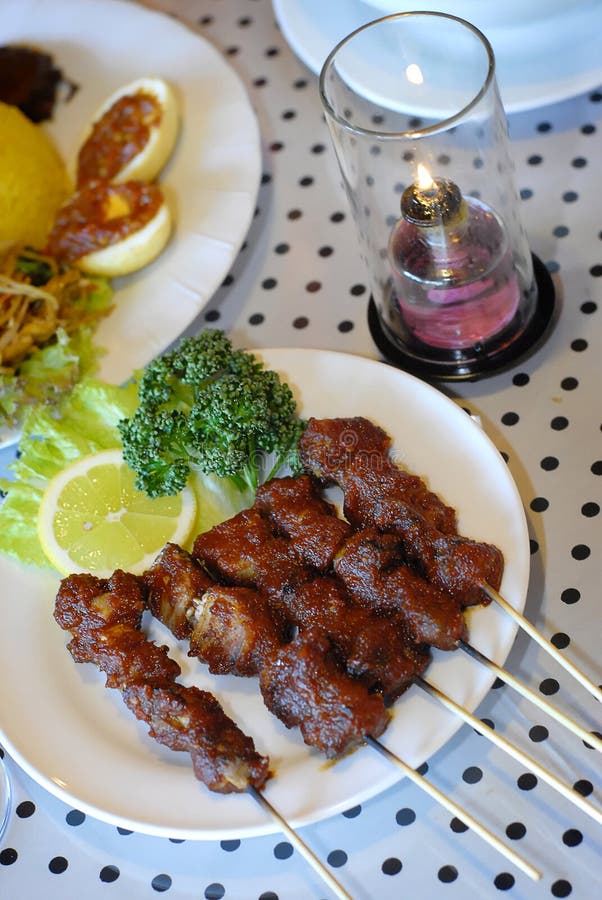 Satay immagini stock libere da diritti Satay immagini stock libere da diritti