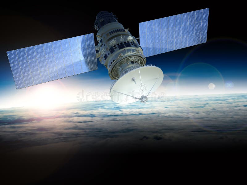 Satelliet stock foto Satelliet stock foto
