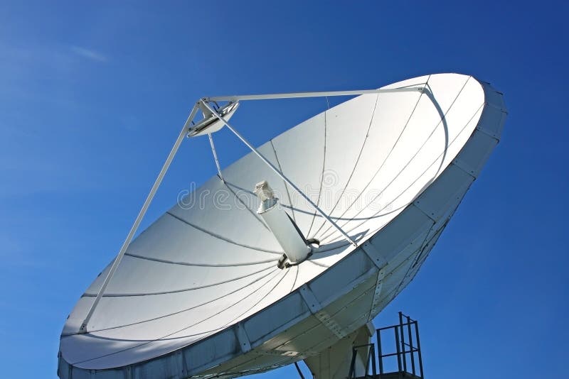 Satellite di comunicazione bianco