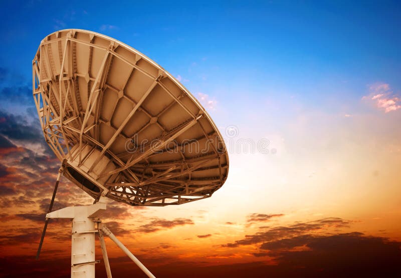 Satellite dish stock photo. Image of airwaves, science 31613420