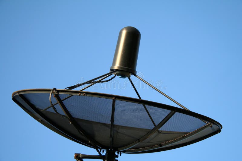 Pointing at the Sky, Satellite Dishes. Stock Photo Image of shapes