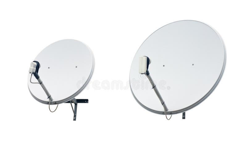 Satellite dish antennas stock image. Image of communication 119423405