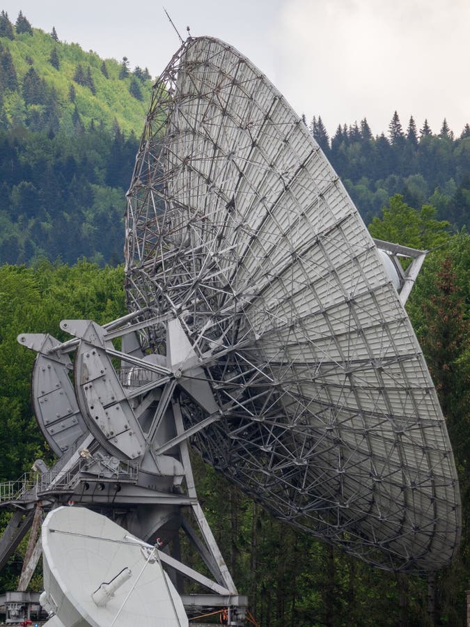 Psi Satellite Dish Company Delivery and Service Pickup Truck Editorial