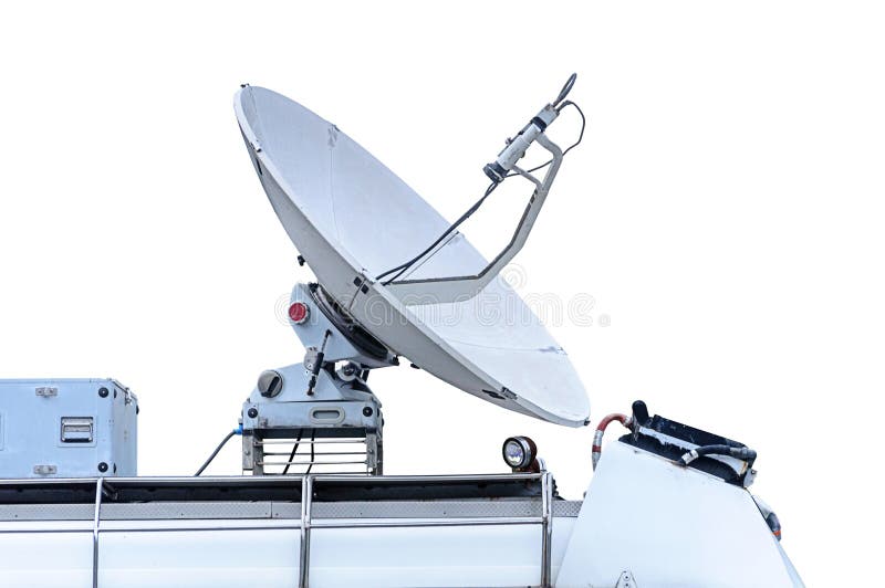 Satellite Dish On Mobile Car Roof Stock Photo Image of receiver