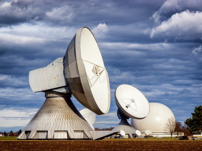 Satellite Dish Radio Telescope Stock Image Image of technology