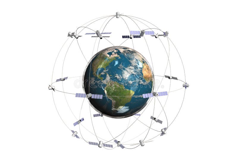 Satellite and earth