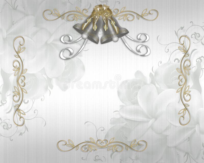 Satin élégant d'invitation de mariage illustration stock Satin élégant d'invitation de mariage illustration stock