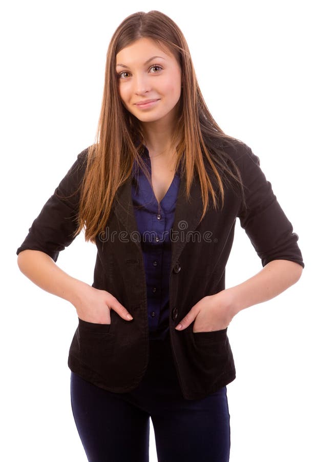 Satisfied businesswoman royalty free stock images Satisfied businesswoman royalty free stock images