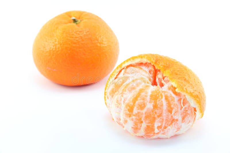 Satsuma Orange Isolated with Clipping Path Stock Photo Image of